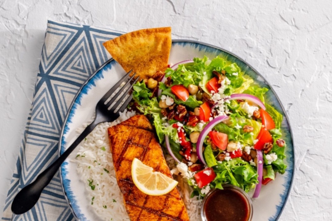 Mediterranean Grilled Salmon Feast