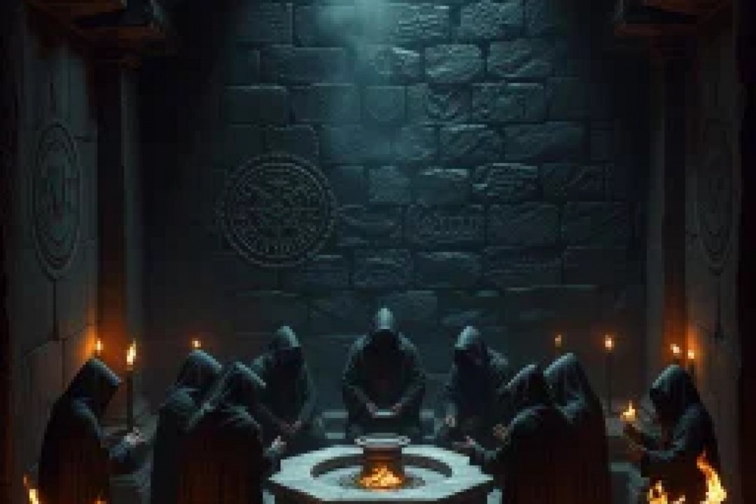 Dark Ritual Candleglow Altar
