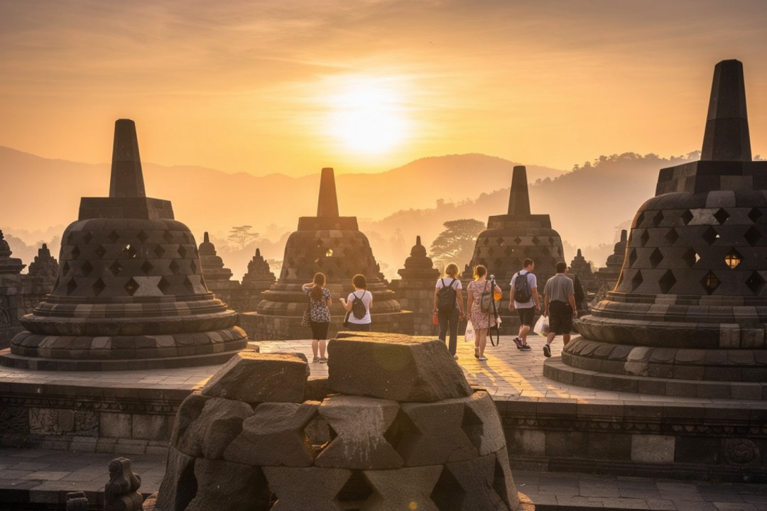 Borobudur Buddhist Stupas