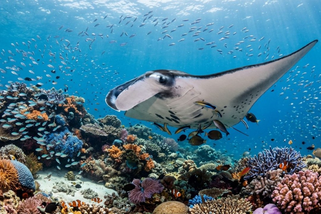 Manta Ray Coral Glider