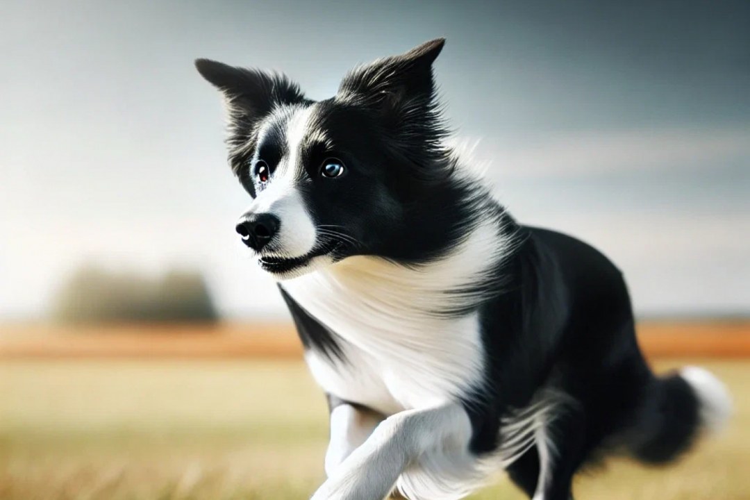 Playful Border Collie Agility