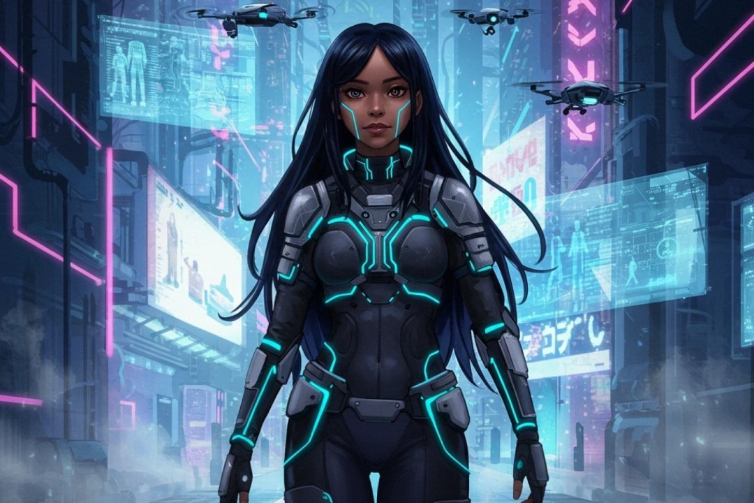 Cybernetic Blade Runner Drone