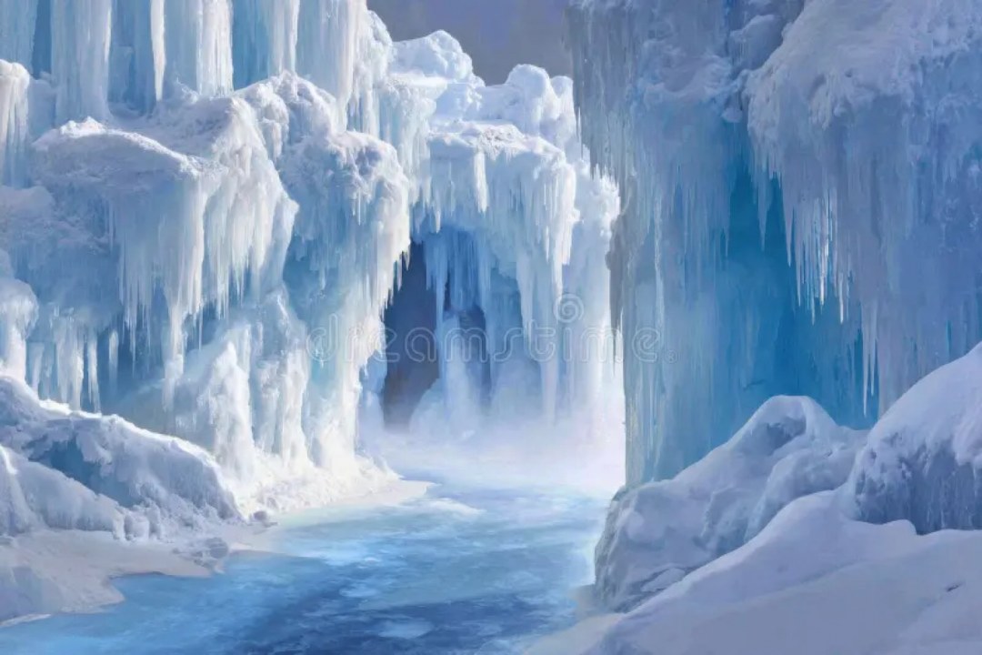 Frosted Ice Cave Crystals