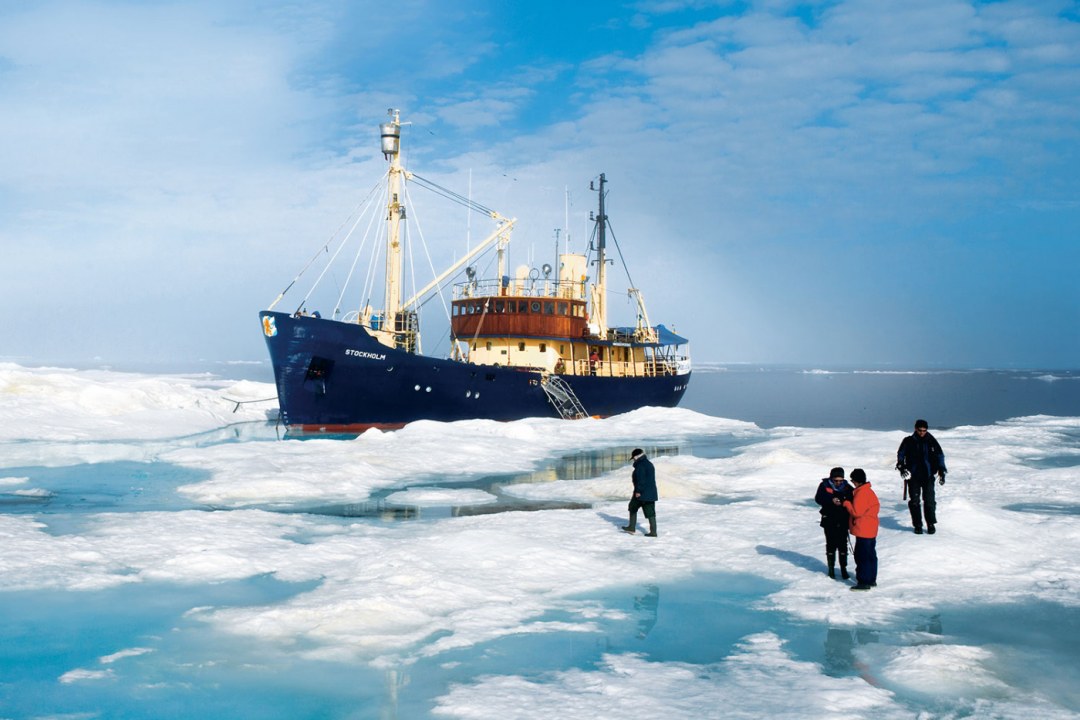 Steamer Ship Arctic Expedition