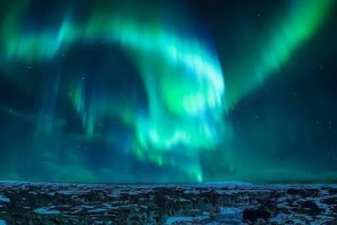 Aurora Borealis Cosmic Dance