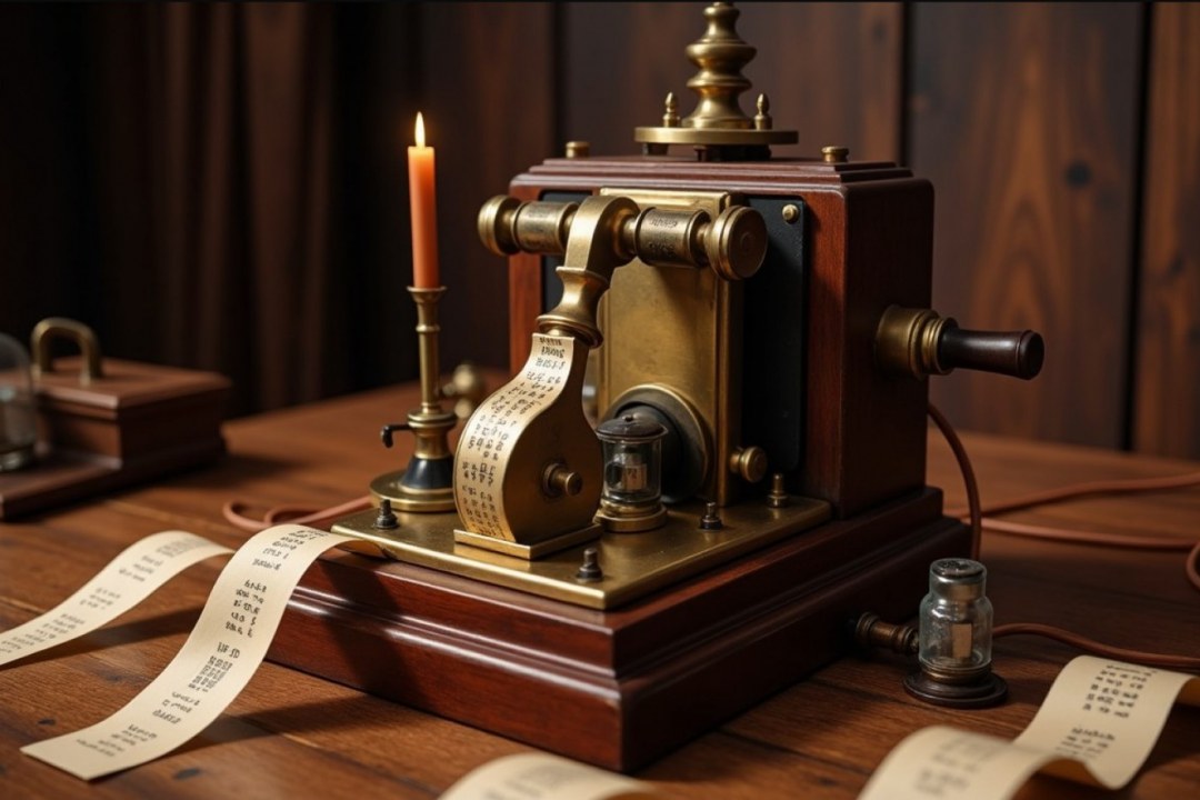 Vintage Morse Code Telegraph