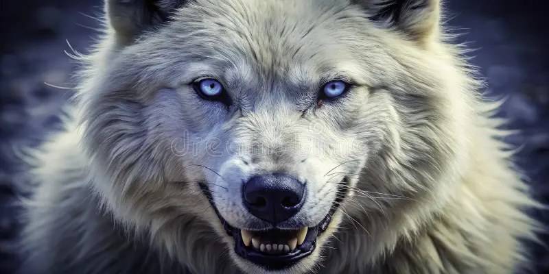 Arctic Wolf Gaze